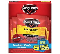 Jack Links Beef Jerky Teriyaki Lunch Packs - 5-0.625 Oz