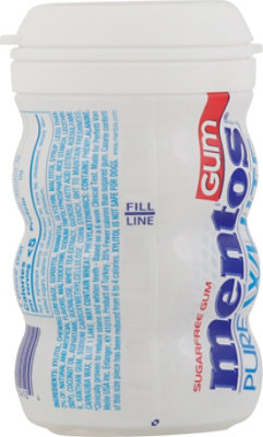 Mentos Pure White Chewing Gum Sugarfree Sweet Mint - 50 Count - Image 6