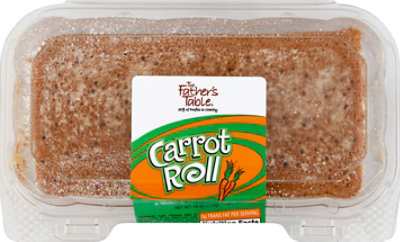 The Fathers Table With Buttercream Filling Carrot Roll Cake - Each - Image 2