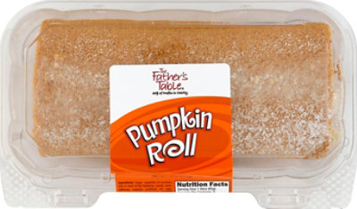 The Fathers Table With Buttercream Filling Pumpkin Roll Cake - Each - Image 2