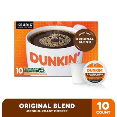 Dunkin Donuts Coffee K-Cup Pods Medium Roast Original Blend - 10-0.37 Oz - Image 2