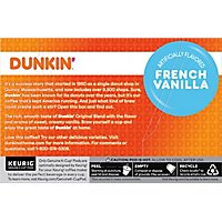 Dunkin Donuts Coffee K-Cup Pods French Vanilla Flavored - 10-0.37 Oz - Image 5