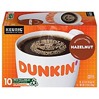 Dunkin Donuts Coffee K-Cup Pods Hazelnut Flavored - 10-0.37 Oz - Image 2