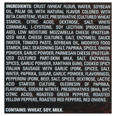 Signature SELECT Pizza Ultra Thin Crust Supreme Frozen - 16.2 Oz - Image 5