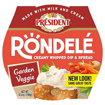Rondele Cheese Spread Garden Vegetable - 6.5 Oz - Image 2