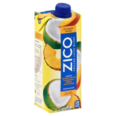 Zico Coconut Water & Pineapple Mango 500 Ml JewelOsco