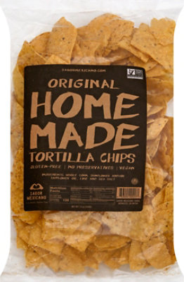 Sabor Mexicano Corn Chips Home Made Bag - 12 Oz - Image 2