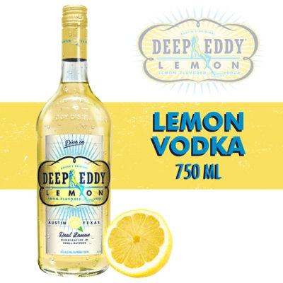 Deep Eddy Vodka Lemon Flavored 70 Proof - 750 Ml - Image 1