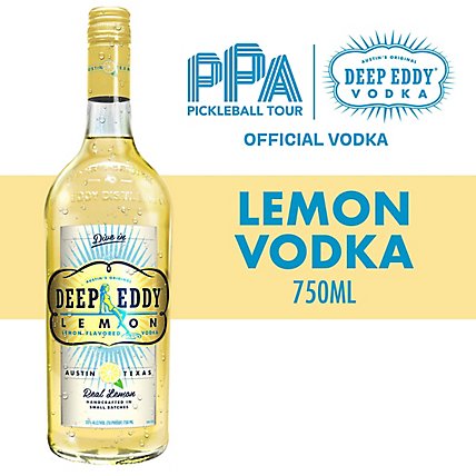 Deep Eddy Vodka Lemon Flavored 70 Proof - 750 Ml - Image 1