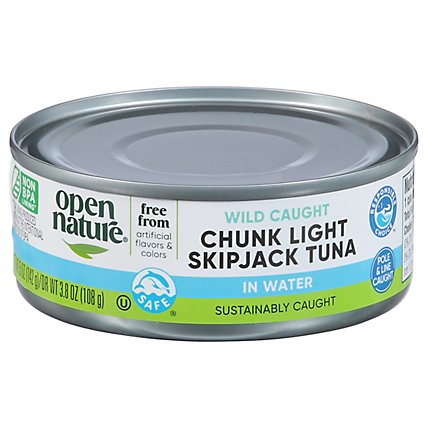 Open Nature Tuna Chunk Light in Water - 5 Oz - Image 3