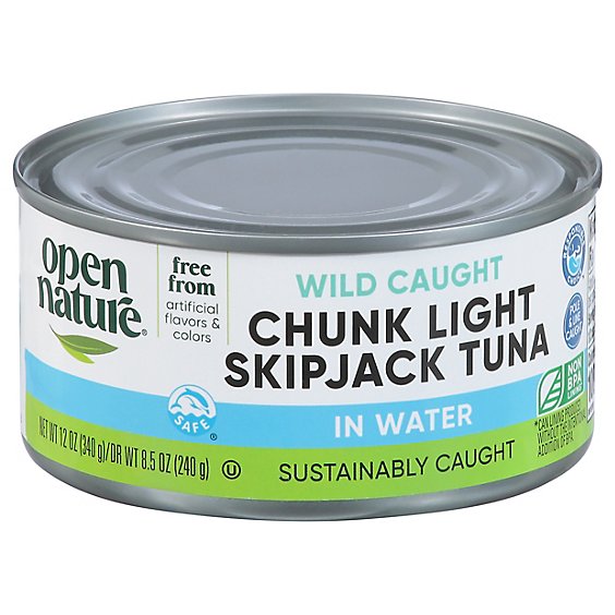 Open Nature Tuna Chunk Light in Water - 12 Oz