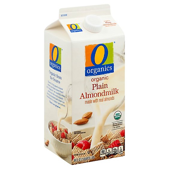 O Organics Organic Almondmilk Plain - 64 Fl. Oz.