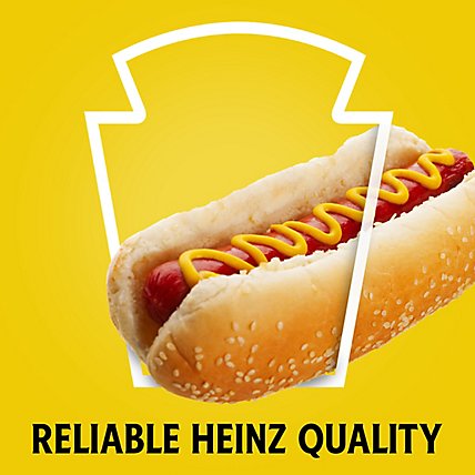 Heinz 100% Natural Yellow Mustard Bottle - 8 Oz - Image 2