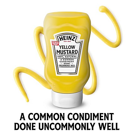 Heinz 100% Natural Yellow Mustard Bottle - 8 Oz - Image 4