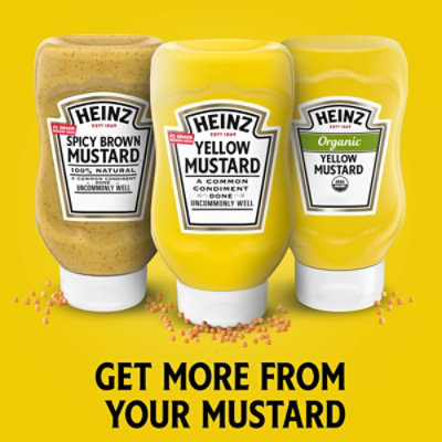 Heinz 100% Natural Yellow Mustard Bottle - 20 Oz - Image 8