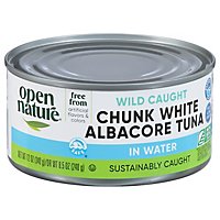 Open Nature Tuna Albacore Chunk White in Water - 12 Oz - Image 3