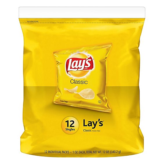 Lays Potato Chips Classic - 12-1 Oz