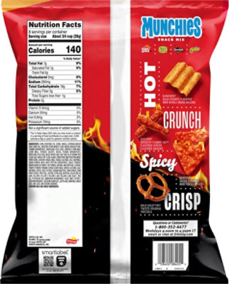 Munchies Snack Mix Flamin Hot Flavored - 8 Oz - Image 6