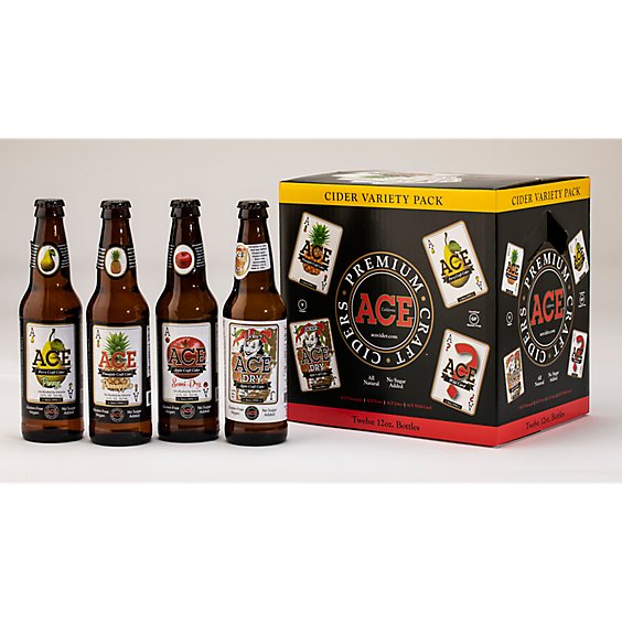 ACE Cider Premium Craft Variety Pack Bottles - 12-12 Fl. Oz.
