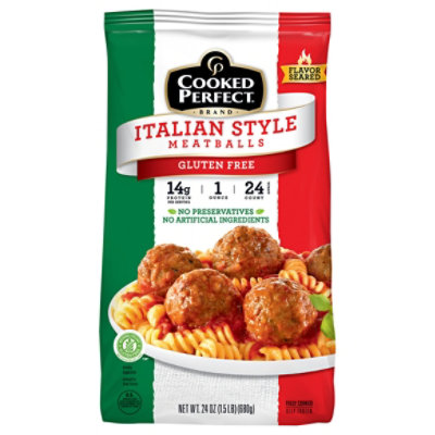 Italian Style Meatballs Gluten Free - 24 Oz - Image 2