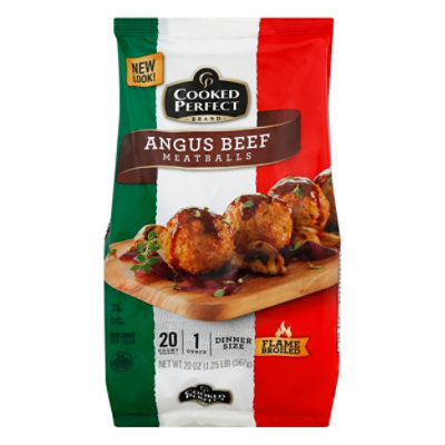 Cooked Perfect Meatballs Dinner Size Angus Beef - 20 Oz - Image 3