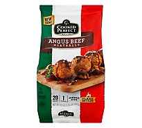 Cooked Perfect Meatballs Dinner Size Angus Beef - 20 Oz