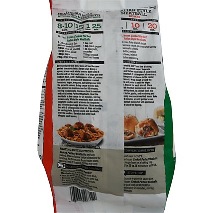 Cooked Perfect Meatballs Dinner Size Italian Style - 26 Oz - Image 6