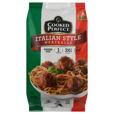 Cooked Perfect Cooked Italian Style Meatballs - 26 oz - Image 1