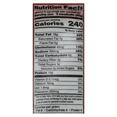 Cooked Perfect Cooked Italian Style Meatballs - 26 oz - Image 4