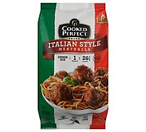 Cooked Perfect Meatballs Dinner Size Italian Style - 26 Oz