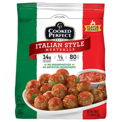 Italian Style Meatballs - 40 Oz - Image 2