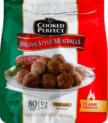 Italian Style Meatballs - 40 Oz - Image 2