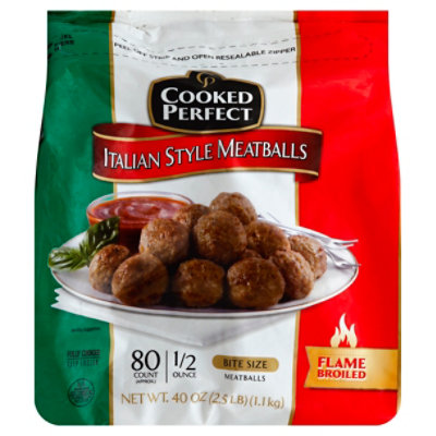 Italian Style Meatballs - 40 Oz - Image 1