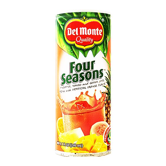 Del Monte Juice Four Seasons In Can - 8.1 Fl. Oz.