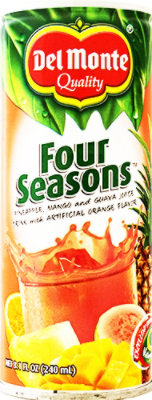 Del Monte Juice Four Seasons In Can - 8.1 Fl. Oz.
