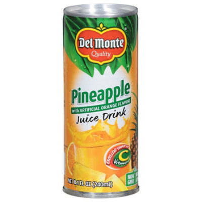 Del Monte Juice Pineapple Orange In Can - 8.1 Fl. Oz.