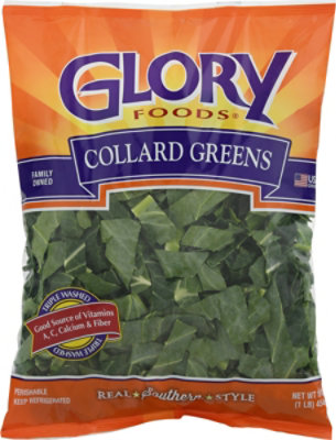 Glory Foods Collard Greens Ready To Cook - 16 Oz - Image 2