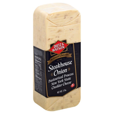 Dietz & Watson Cheese Steakhouse Onion Cheddar - Image 1