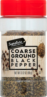 Signature SELECT Black Pepper Ground Coarse - 3.12 Oz - Image 2