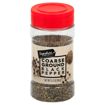 Signature SELECT Black Pepper Ground Coarse - 3.12 Oz - Image 1