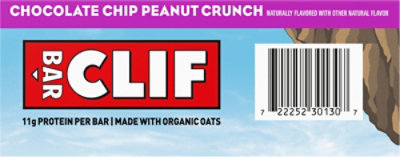 CLIF Energy Bar Chocolate Chip Peanut Crunch - 12-2.4 Oz - Image 5