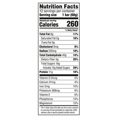 CLIF Energy Bar Chocolate Chip Peanut Crunch - 12-2.4 Oz - Image 3