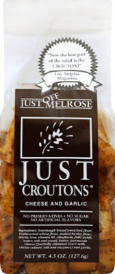 Just Off Melros Croutons Cheese And Garlic - 4.5 Oz - Image 2