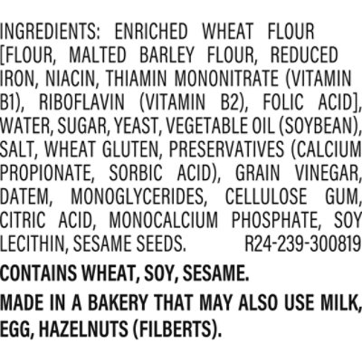 Sara Lee Restaurant Style White Hot Dog Buns - 26 Oz - Image 2