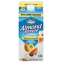 Blue Diamond Almonds Almond Breeze Milk Vanilla Reduced Sugar - 64 Fl. Oz. - Image 3
