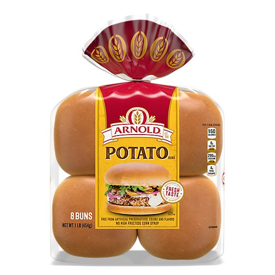 Arnold Country Potato Sandwich Buns - 16 Oz