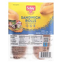 Schar Gluten Free Parbaked Sub Sandwich Rolls - 5.3 Oz - Image 2