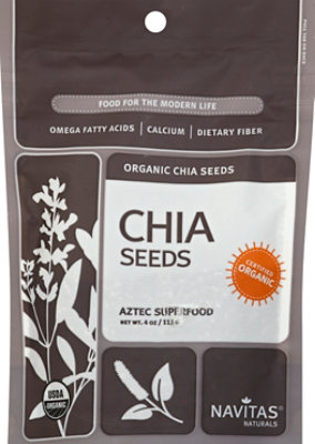 Navitas Naturals Chia Seeds - 4 Oz - Image 2