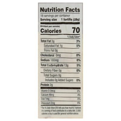 De Harina Tortilla 6 Inch 18 Count - 17.8 Oz - Image 3