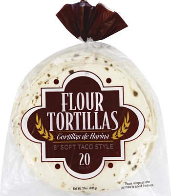 De Harina Tortilla 8 Inch 20 Count - 30.9 Oz - Image 1